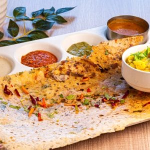Rava Masala Dosa Onion